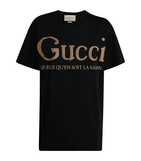 t-shirt gucci shirt women|women Gucci slogan t shirt.